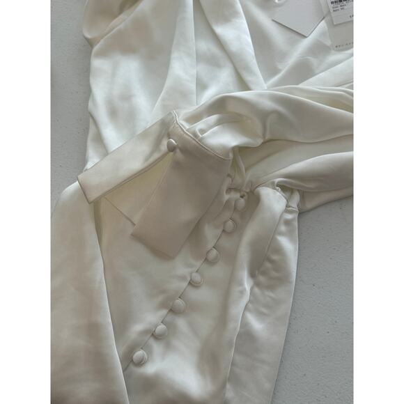 New ~  ENDLESS ROSE ~ Satin Mini Dress Size S Stunning ~ ANTHROPOLOGIE - Picture 9 of 12